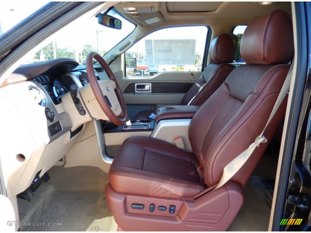King Ranch Chaparral Leather Interior 2013 Ford F150 King Ranch SuperCrew 4x4 Photo #87737802