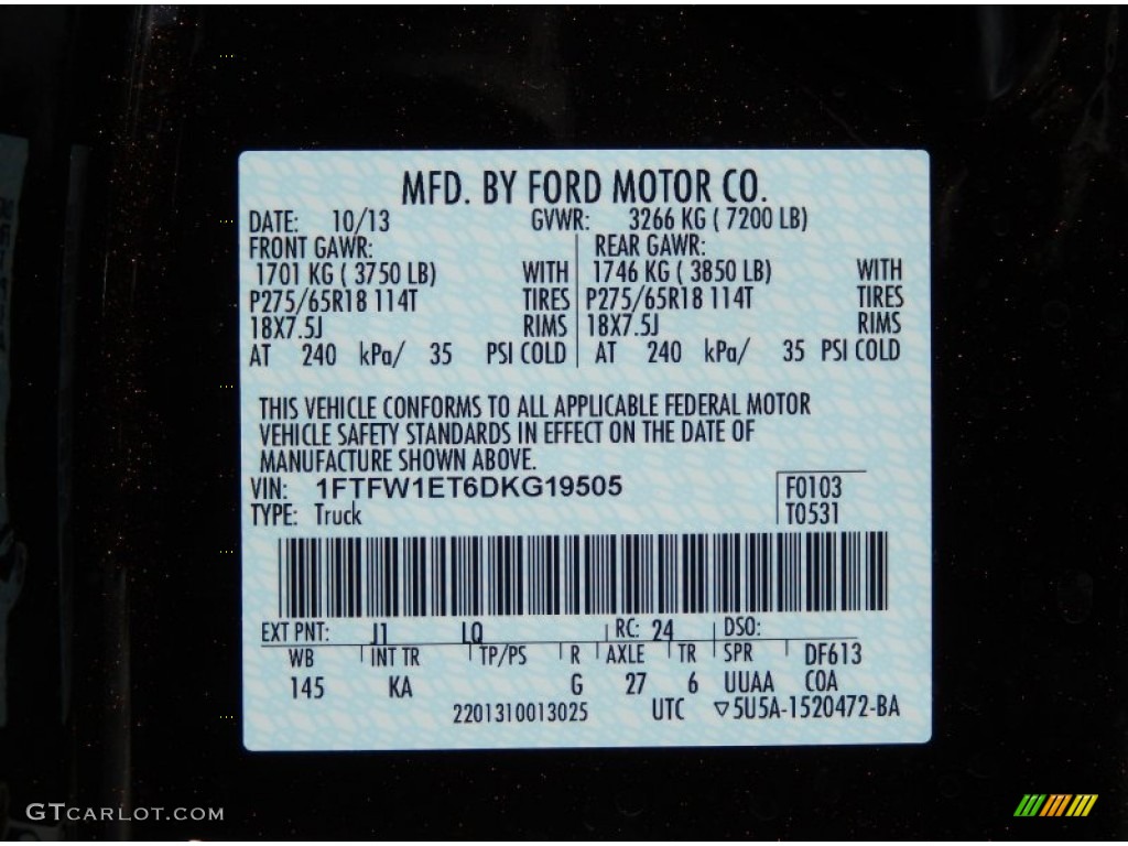 2013 Ford F150 King Ranch SuperCrew 4x4 J1 Photo #87737979