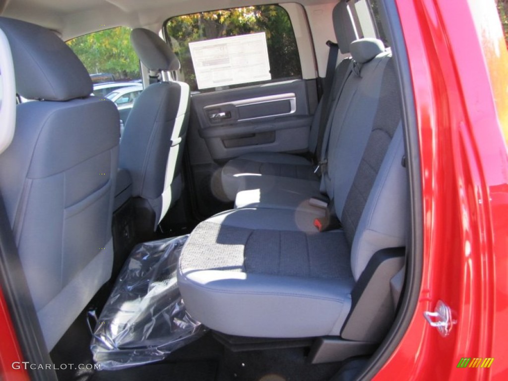 2014 1500 Outdoorsman Crew Cab 4x4 - Flame Red / Black/Diesel Gray photo #7
