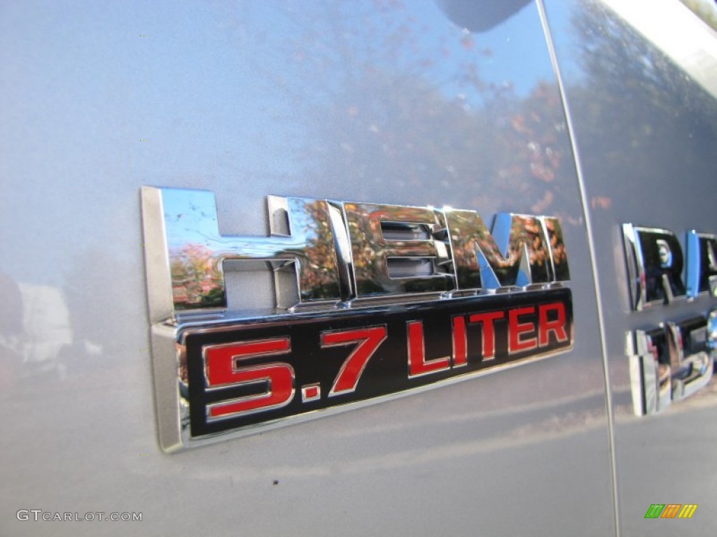 2014 1500 SLT Quad Cab - Bright Silver Metallic / Black/Diesel Gray photo #6