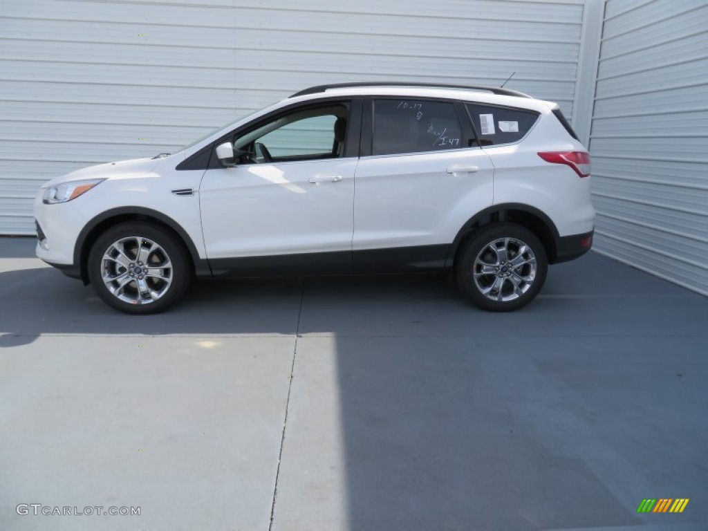 2014 Escape SE 1.6L EcoBoost - White Platinum / Medium Light Stone photo #6