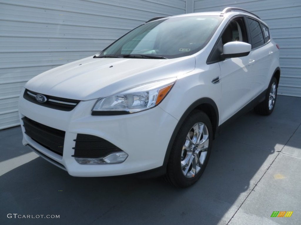 2014 Escape SE 1.6L EcoBoost - White Platinum / Medium Light Stone photo #7