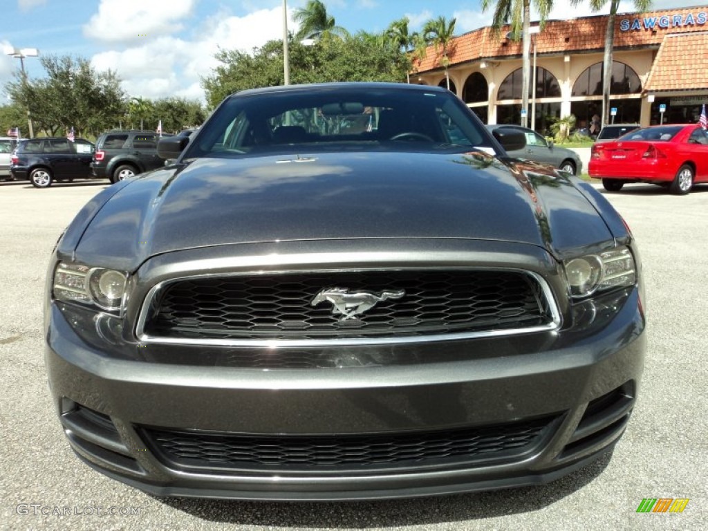 2013 Mustang V6 Coupe - Sterling Gray Metallic / Charcoal Black photo #15