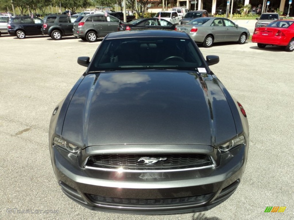 2013 Mustang V6 Coupe - Sterling Gray Metallic / Charcoal Black photo #16