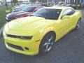 2014 Bright Yellow Chevrolet Camaro LT/RS Coupe  photo #1