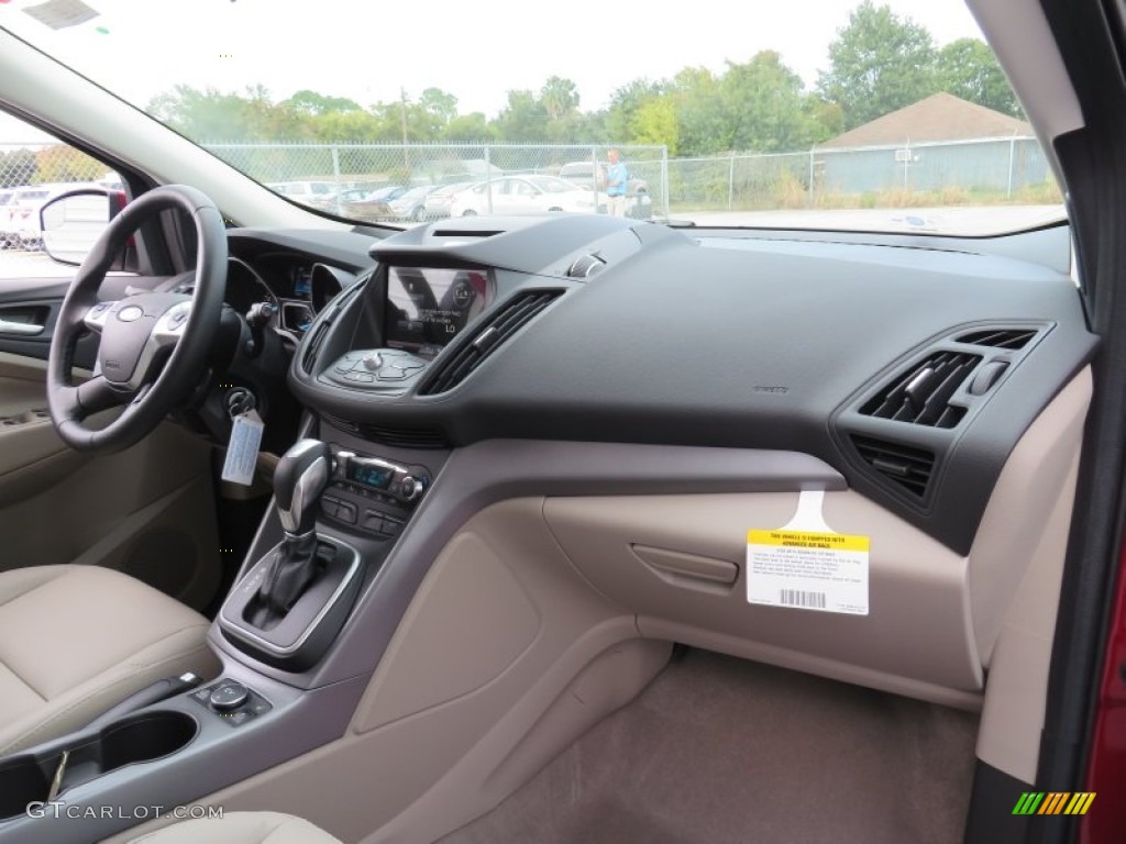 2014 Ford Escape SE 1.6L EcoBoost Medium Light Stone Dashboard Photo #87741366