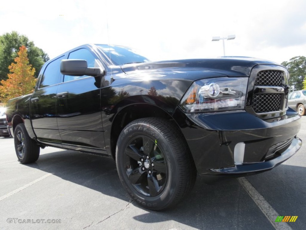 Black 2014 Ram 1500 Express Crew Cab Exterior Photo #87741585