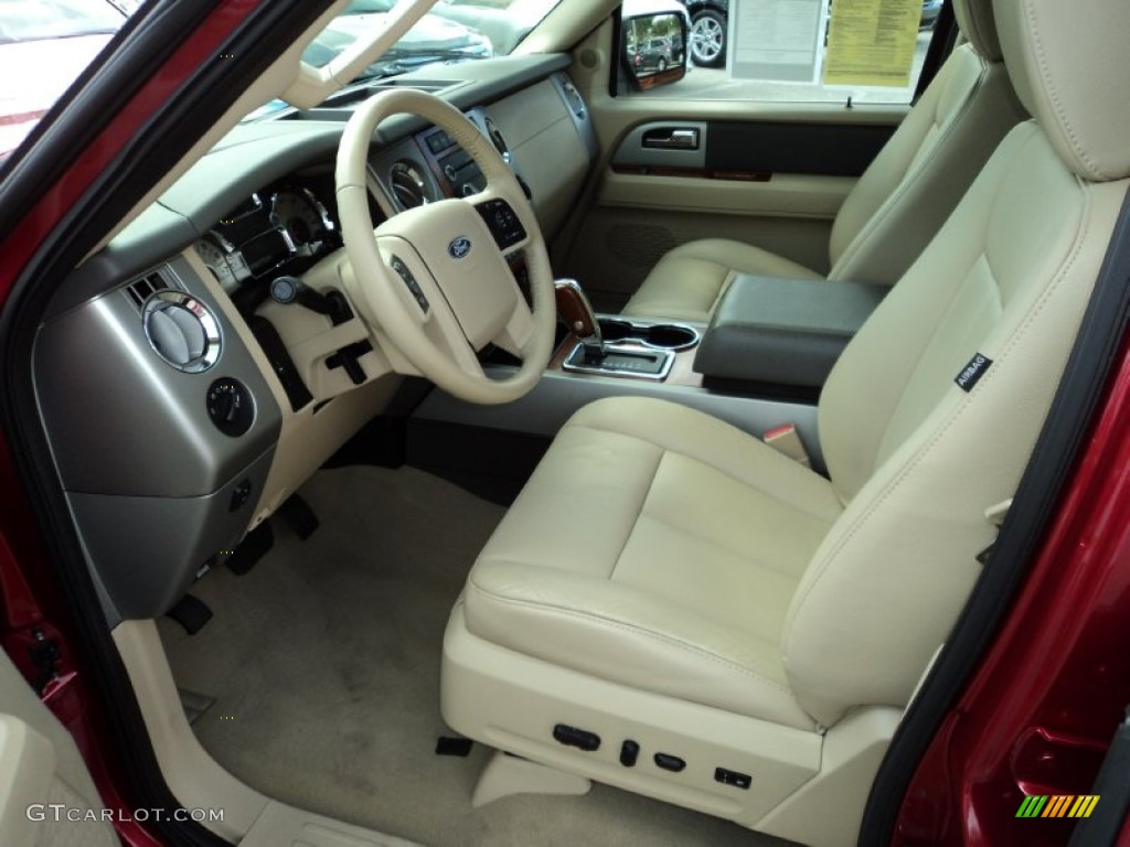 Camel Interior 2008 Ford Expedition EL Eddie Bauer Photo #87741672