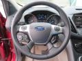 Medium Light Stone 2014 Ford Escape SE 1.6L EcoBoost Steering Wheel