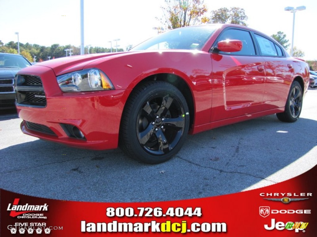 2014 Charger SXT - TorRed / Black photo #1