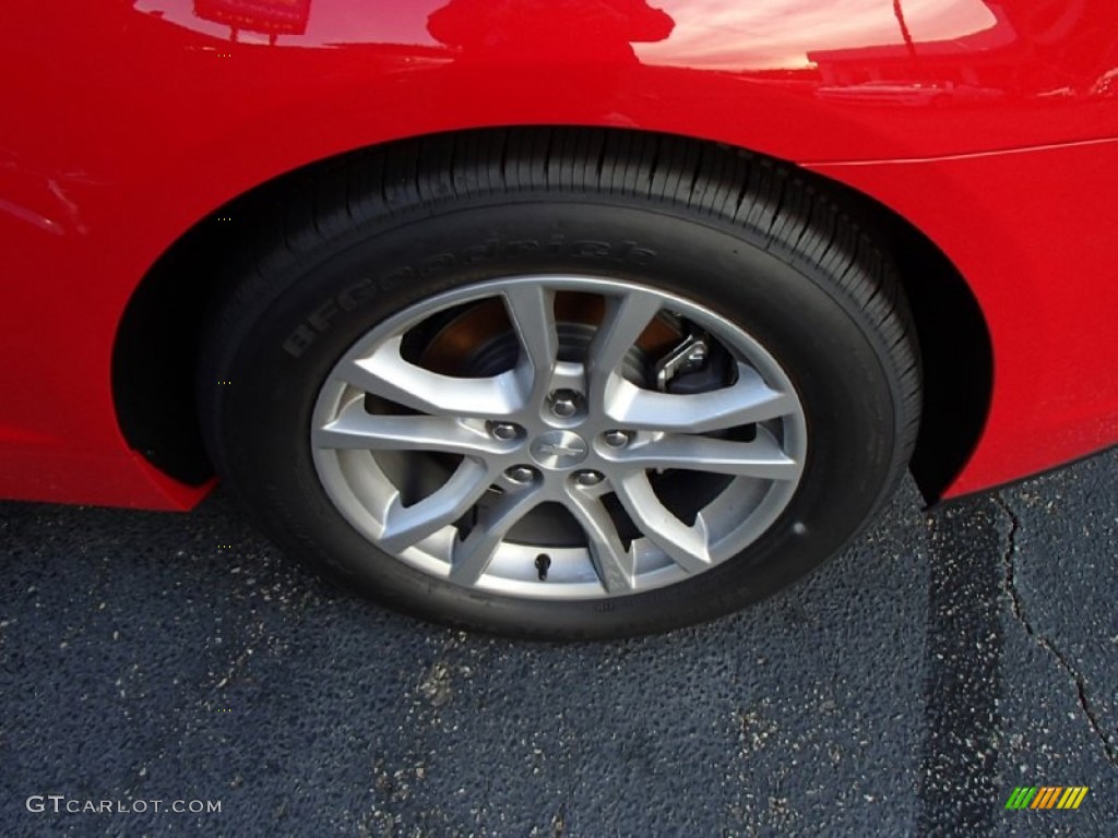 2014 Camaro LT Coupe - Red Hot / Black photo #3