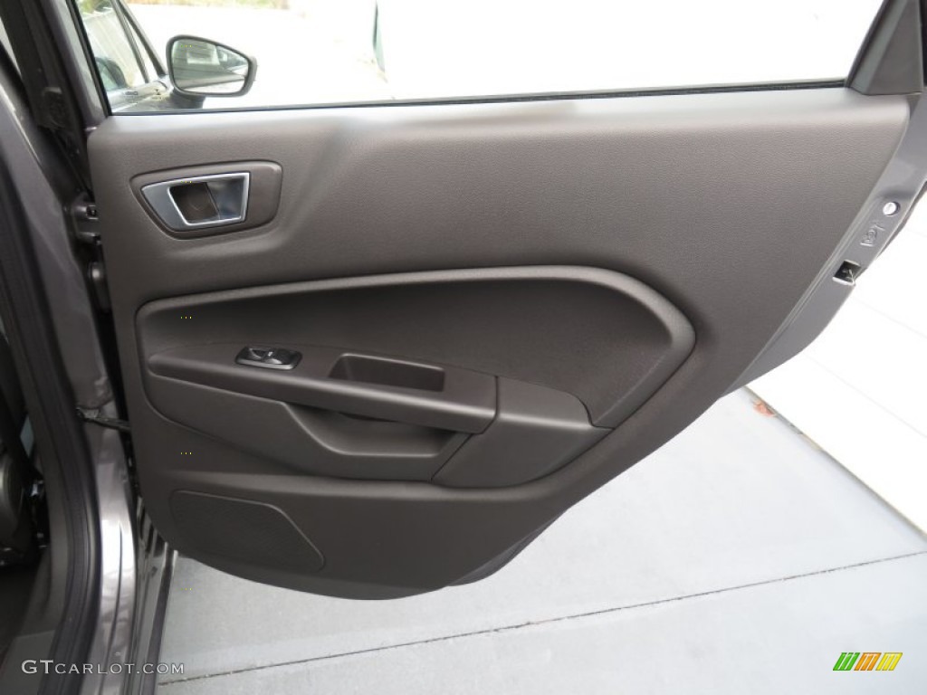 2014 Fiesta SE Hatchback - Storm Gray / Charcoal Black photo #21