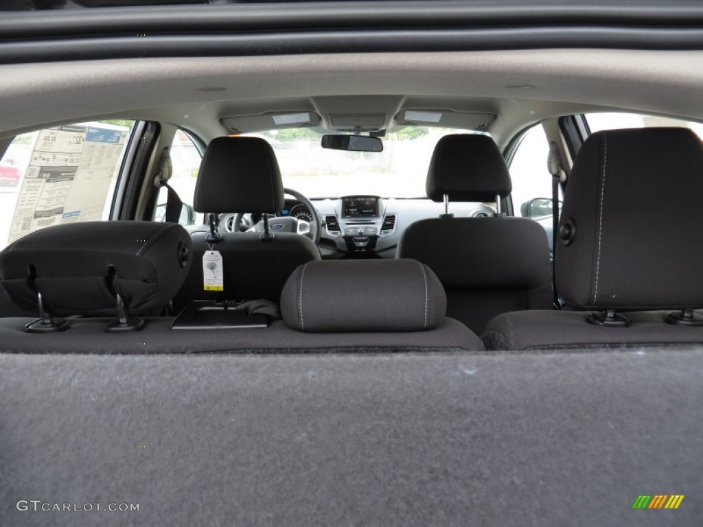2014 Fiesta SE Hatchback - Storm Gray / Charcoal Black photo #23