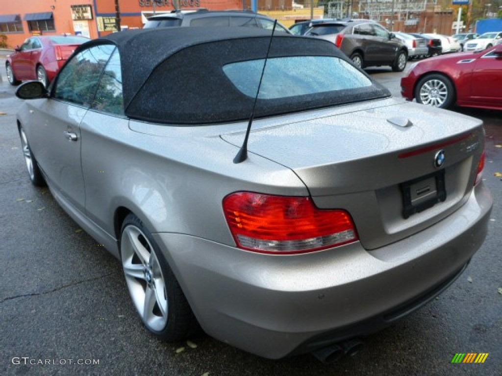 2009 1 Series 135i Convertible - Cashmere Silver Metallic / Taupe photo #11