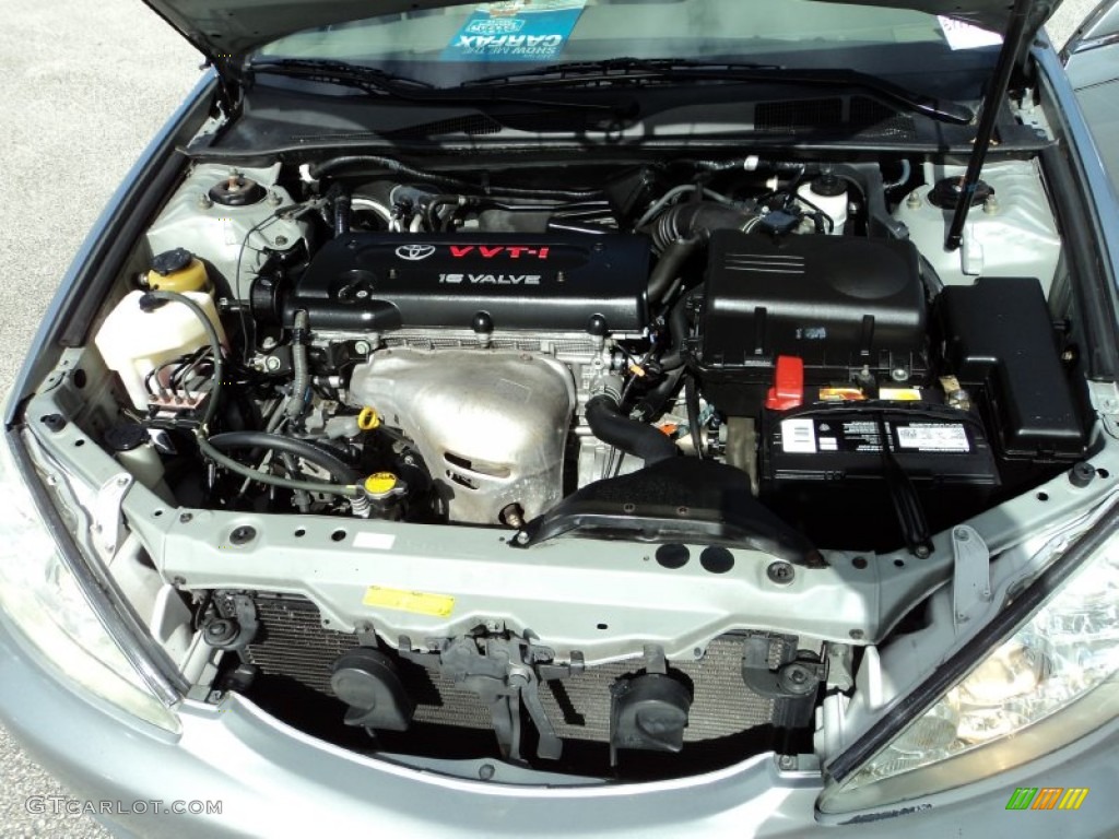 2005 Camry LE - Mineral Green Opalescent / Gray photo #18