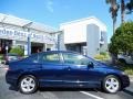 2007 Royal Blue Pearl Honda Civic EX Sedan  photo #8
