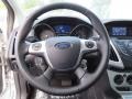 Charcoal Black 2014 Ford Focus SE Sedan Steering Wheel