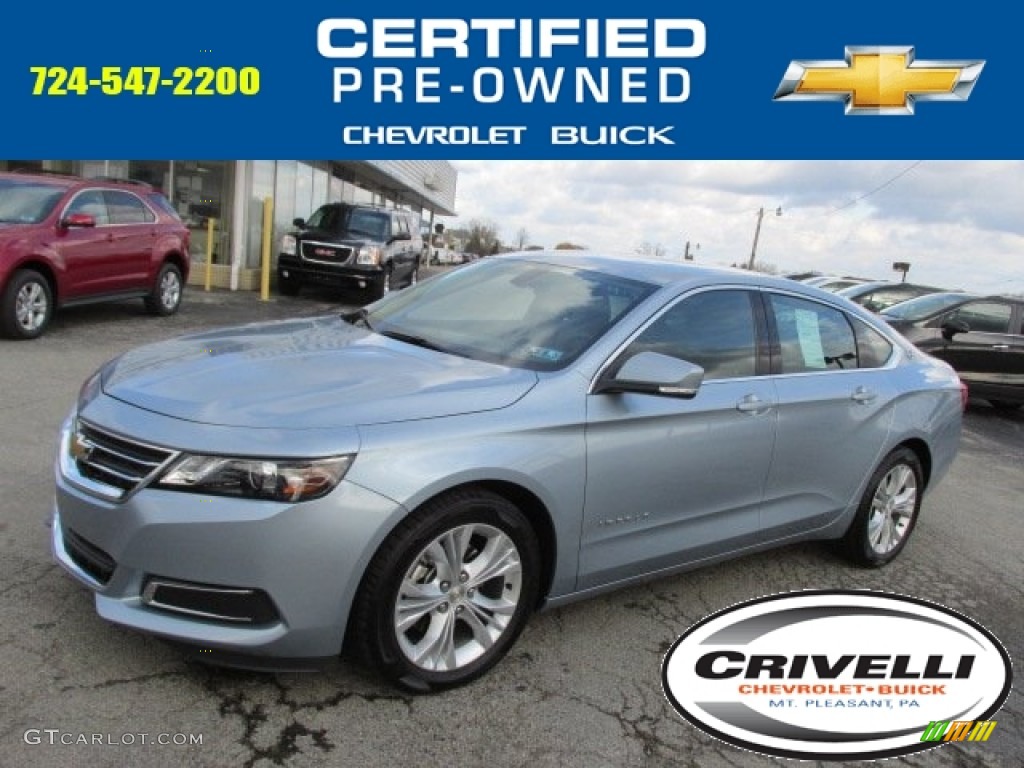 2014 Impala LT - Silver Topaz Metallic / Jet Black photo #1