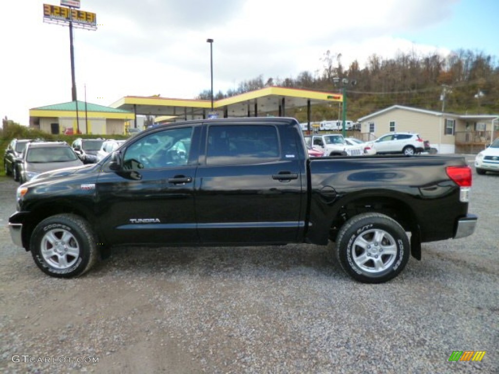 2011 Tundra SR5 CrewMax 4x4 - Black / Graphite Gray photo #4