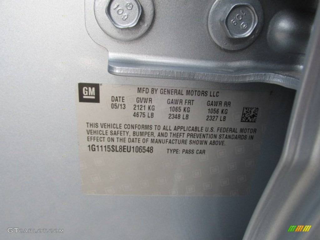2014 Impala LT - Silver Topaz Metallic / Jet Black photo #38