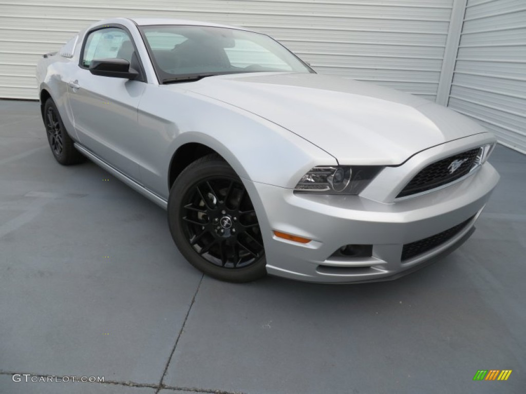 Ingot Silver 2014 Ford Mustang V6 Coupe Exterior Photo #87745373