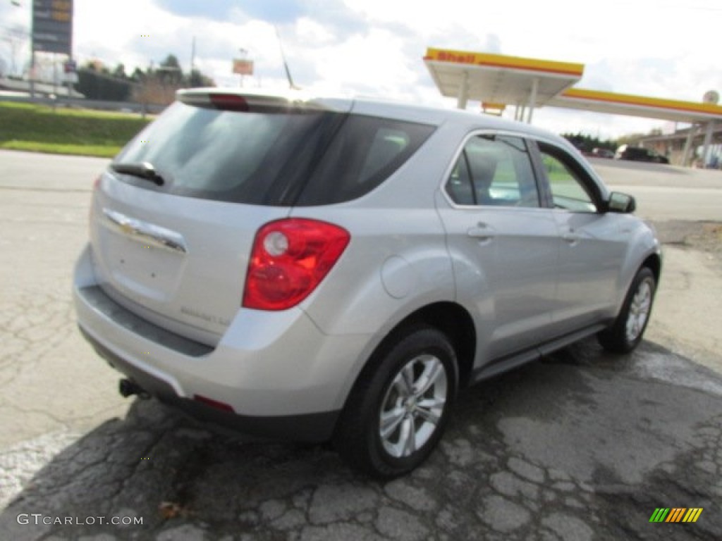 2010 Equinox LS AWD - Silver Ice Metallic / Jet Black/Light Titanium photo #7