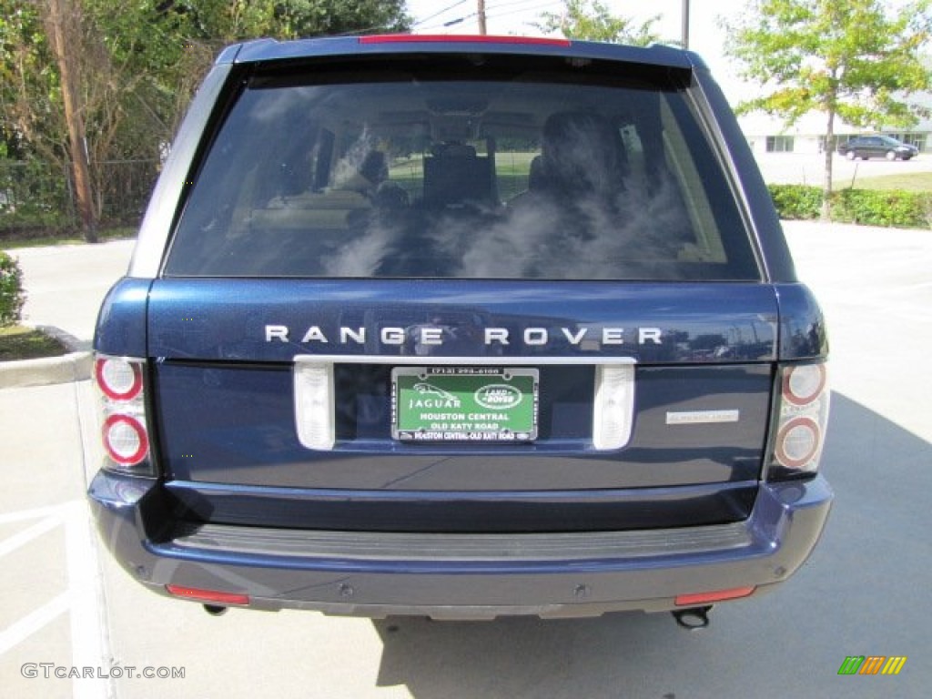 2012 Range Rover Supercharged - Buckingham Blue Metallic / Sand photo #9