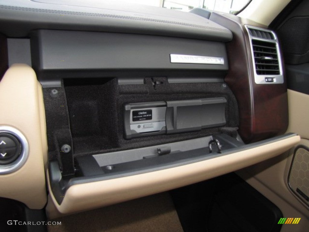 2012 Range Rover Supercharged - Buckingham Blue Metallic / Sand photo #40