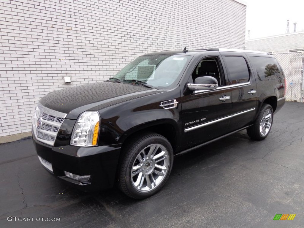 Black Raven 2014 Cadillac Escalade ESV Platinum AWD Exterior Photo #87747789