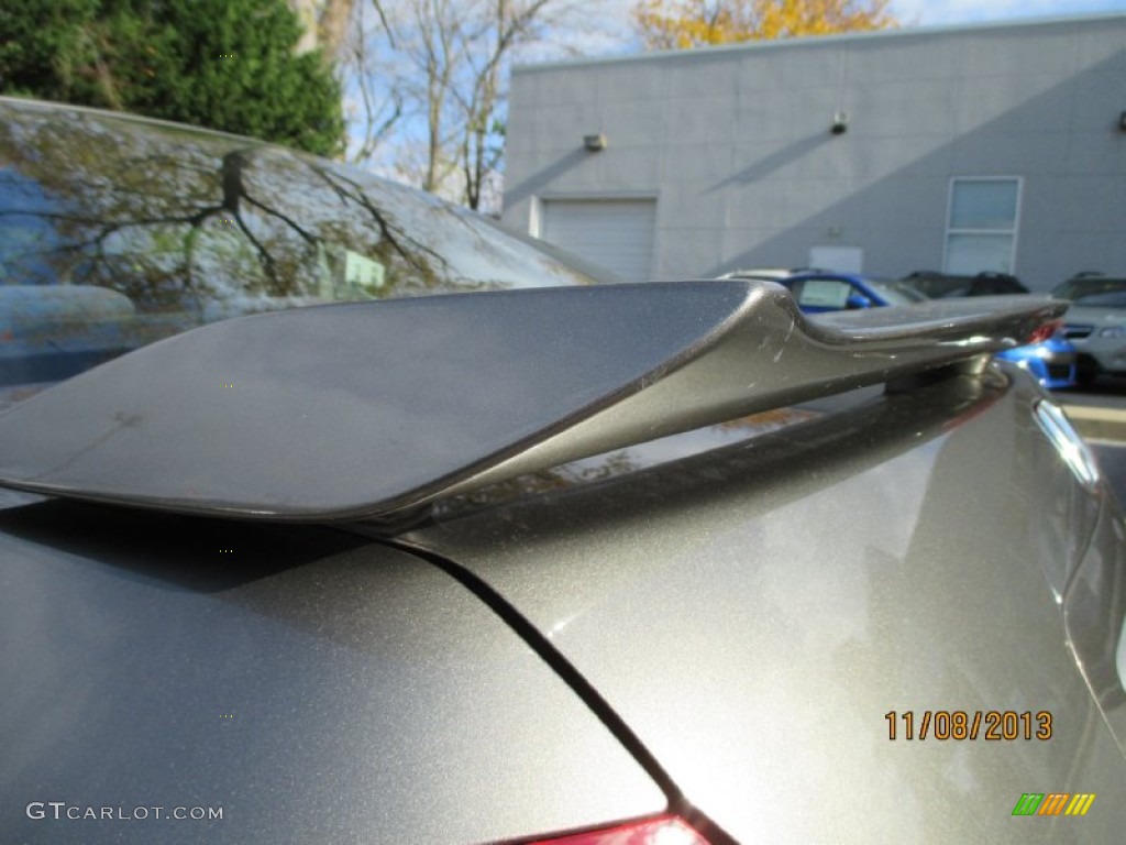 2008 Civic Si Coupe - Galaxy Gray Metallic / Black photo #27
