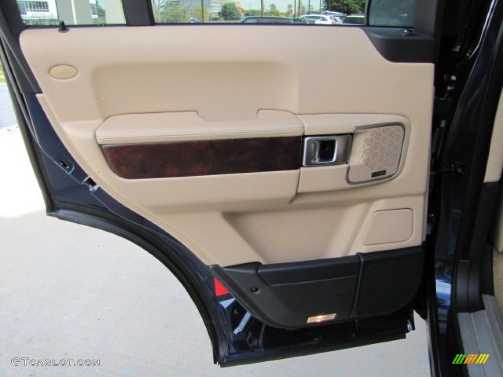 2012 Range Rover Supercharged - Buckingham Blue Metallic / Sand photo #48