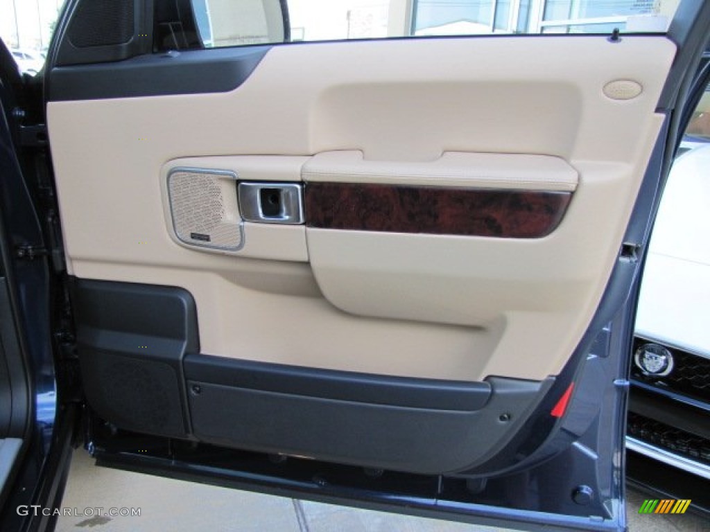 2012 Range Rover Supercharged - Buckingham Blue Metallic / Sand photo #50