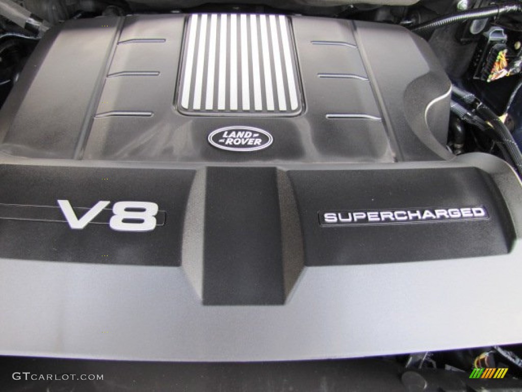 2012 Range Rover Supercharged - Buckingham Blue Metallic / Sand photo #53