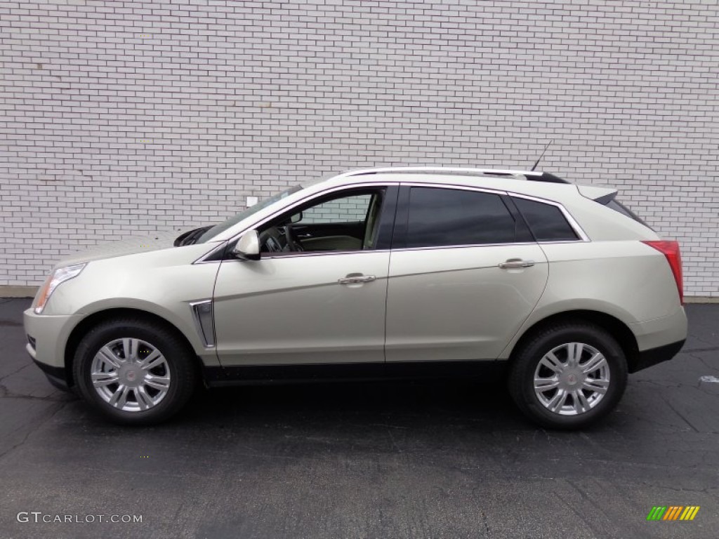 Silver Coast Metallic 2014 Cadillac SRX Luxury AWD Exterior Photo #87748437