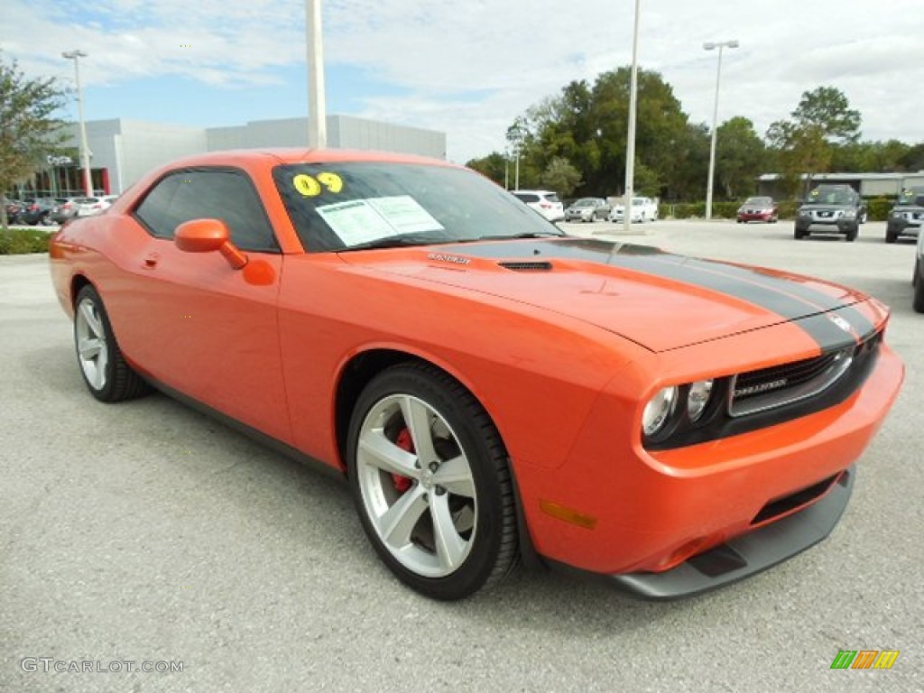 HEMI Orange 2009 Dodge Challenger SRT8 Exterior Photo #87748824