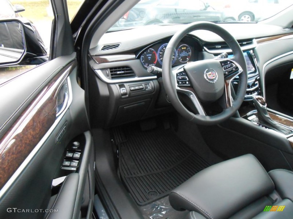Jet Black Interior 2014 Cadillac XTS Vsport Premium AWD Photo #87750795