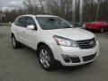 White Diamond Tricoat - Traverse LTZ AWD Photo No. 8
