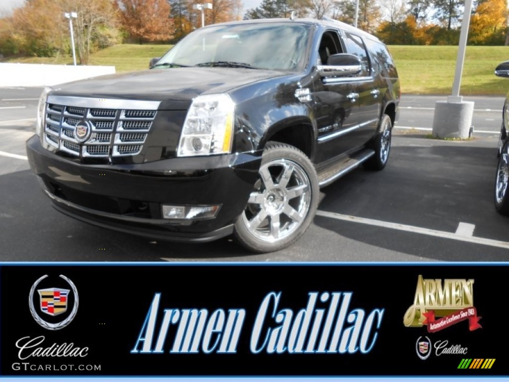 2014 Black Raven Cadillac Escalade ESV Luxury AWD 87713827 Photo 12