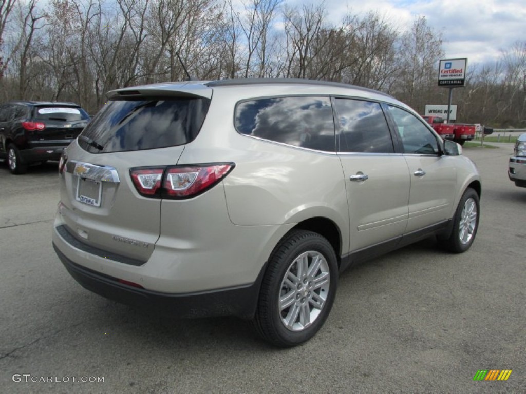 2014 Traverse LT AWD - Champagne Silver Metallic / Ebony photo #7