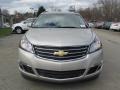 2014 Champagne Silver Metallic Chevrolet Traverse LT AWD  photo #10