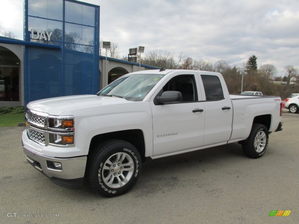 2014 Silverado 1500 LT Double Cab 4x4 - Summit White / Jet Black photo #1