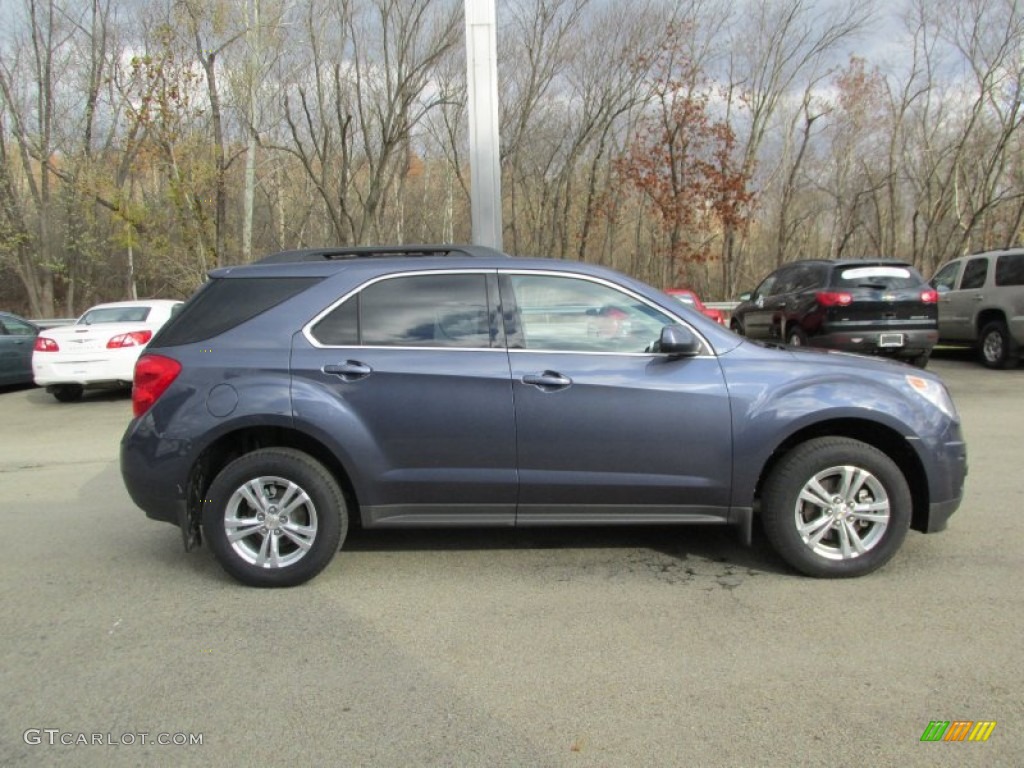 2013 Equinox LT AWD - Atlantis Blue Metallic / Jet Black photo #8