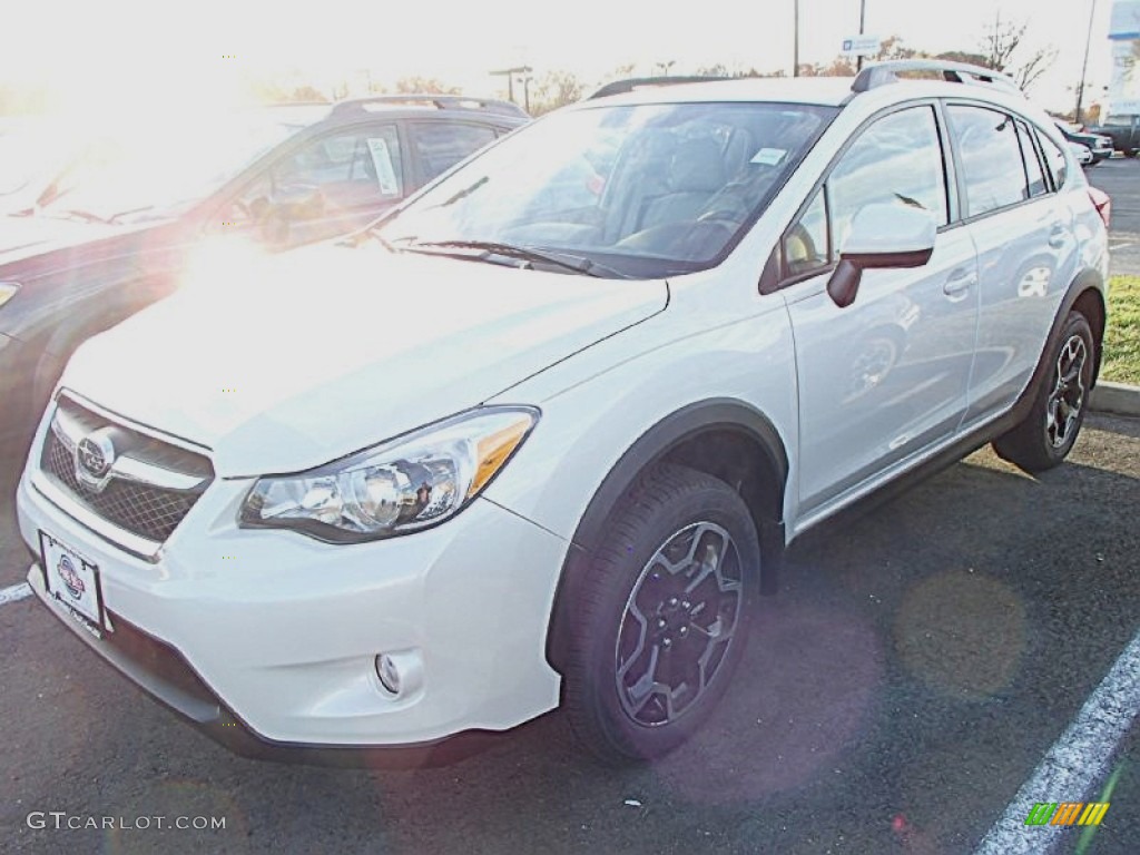 2014 XV Crosstrek 2.0i Limited - Satin White Pearl / Ivory photo #1