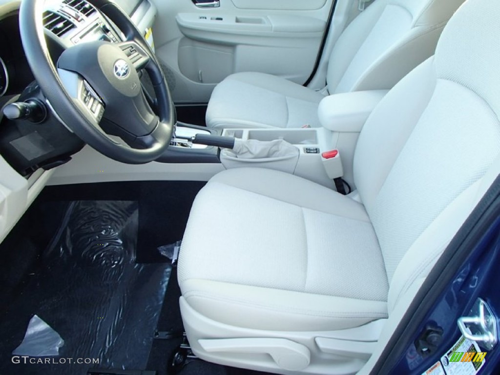 2014 XV Crosstrek 2.0i Premium - Quartz Blue Pearl / Ivory photo #4