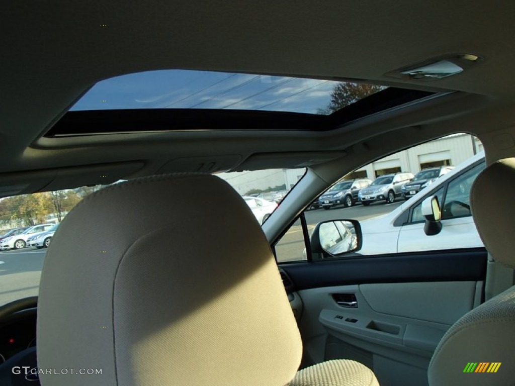 2014 XV Crosstrek 2.0i Premium - Quartz Blue Pearl / Ivory photo #5