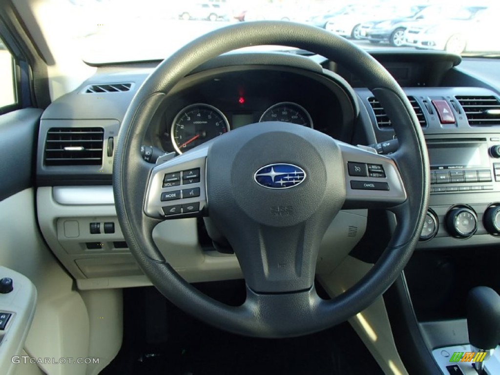 2014 XV Crosstrek 2.0i Premium - Quartz Blue Pearl / Ivory photo #7