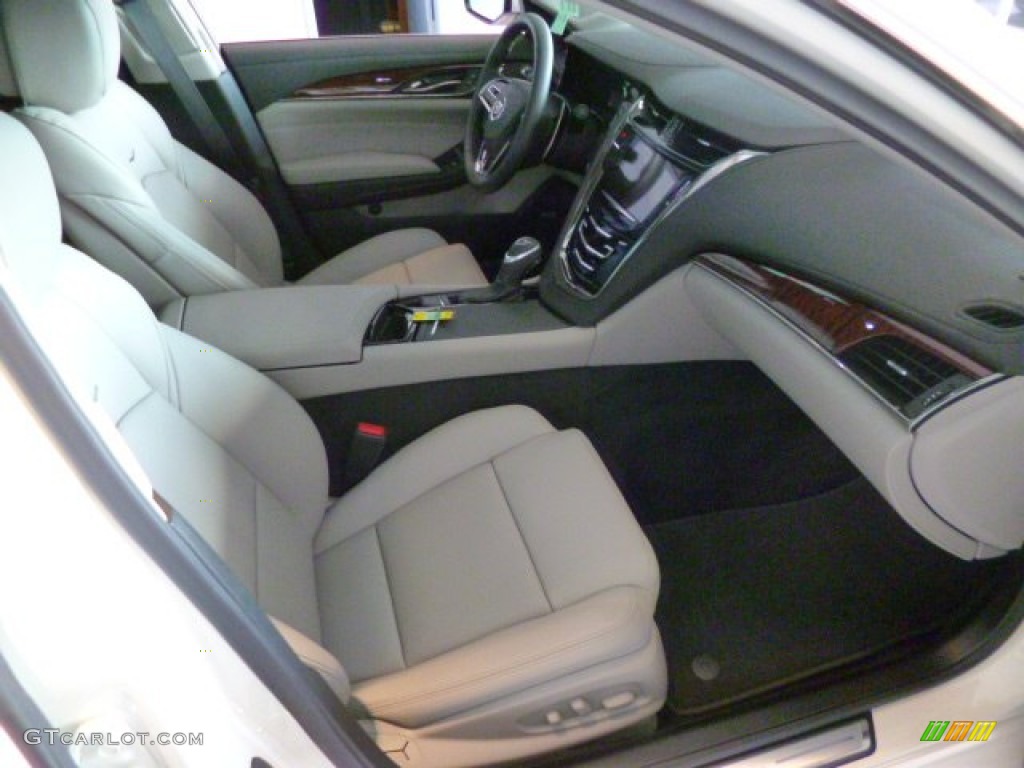 Light Platinum Jet Black Interior 2014 Cadillac Cts Sedan