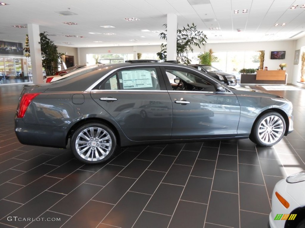 Phantom Gray Metallic 2014 Cadillac CTS Performance Sedan AWD Exterior Photo #87752781