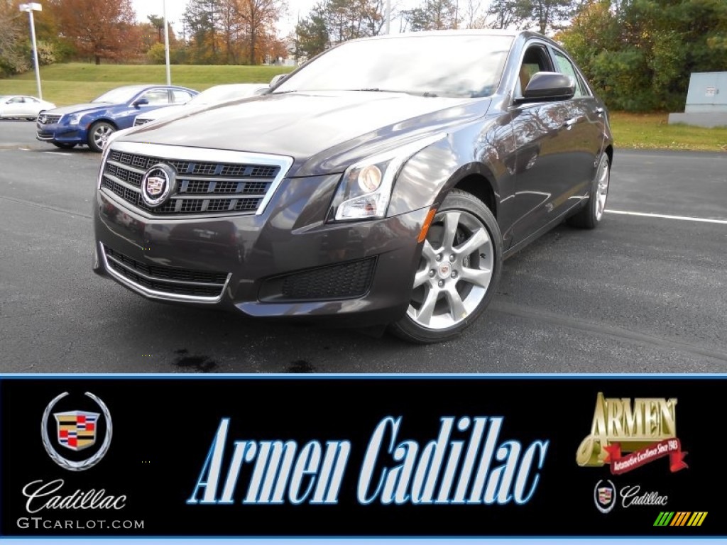2014 ATS 2.5L - Majestic Plum Metallic / Caramel/Jet Black photo #1