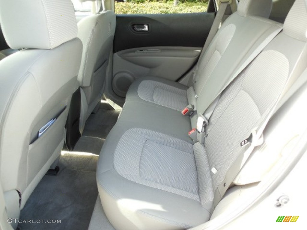 2008 Rogue SL AWD - Phantom White Pearl / Gray photo #5